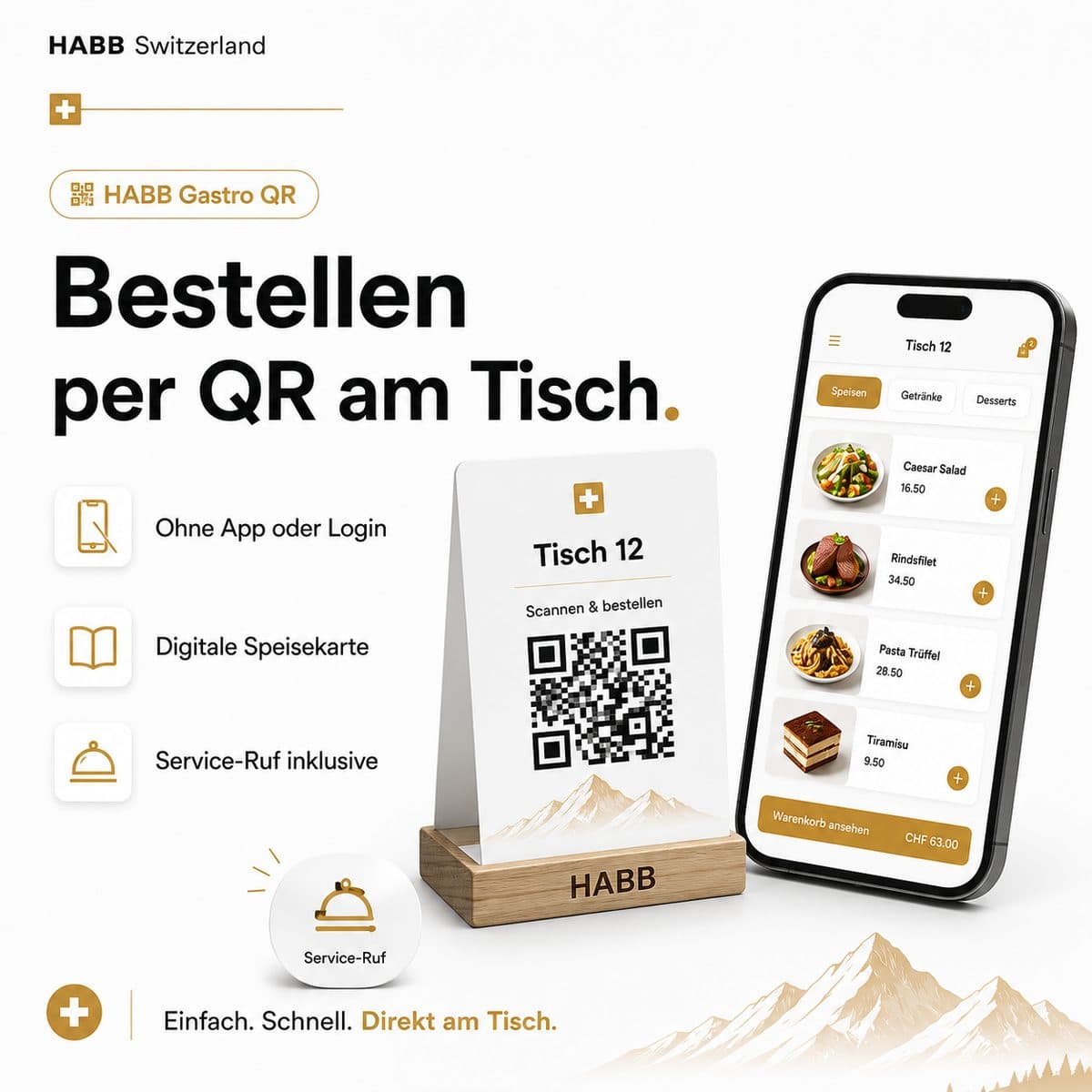 QR-Tischbestellung