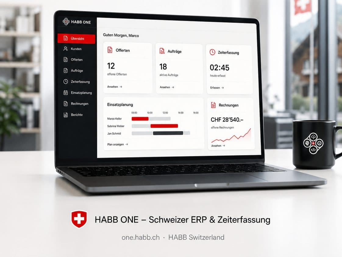 HABB One – das intelligente ERP für Schweizer KMU