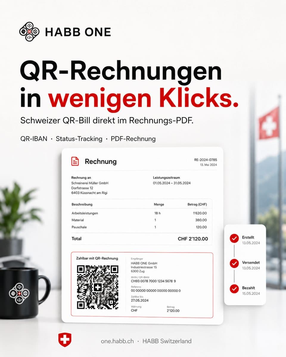 Offerten & QR-Rechnungen in Minuten